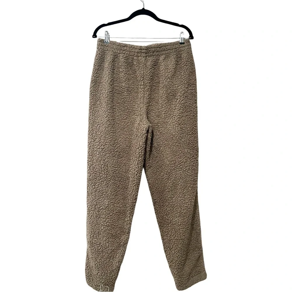SKIMS Teddy Drawstring Jogger Pants in Desert Sz M - Picture 4 of 4